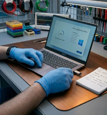 Instalacja systemu Windows w laptopie HP