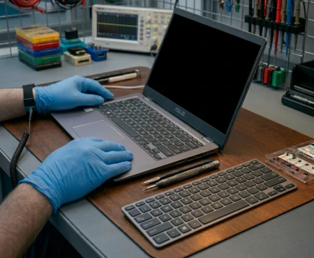 Wymiana klawiatury w laptopie Asus