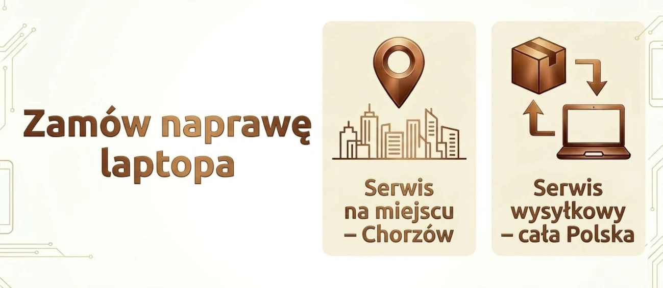 Cennik naprawy laptopów